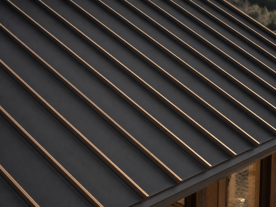 Standing seam metal roof panels